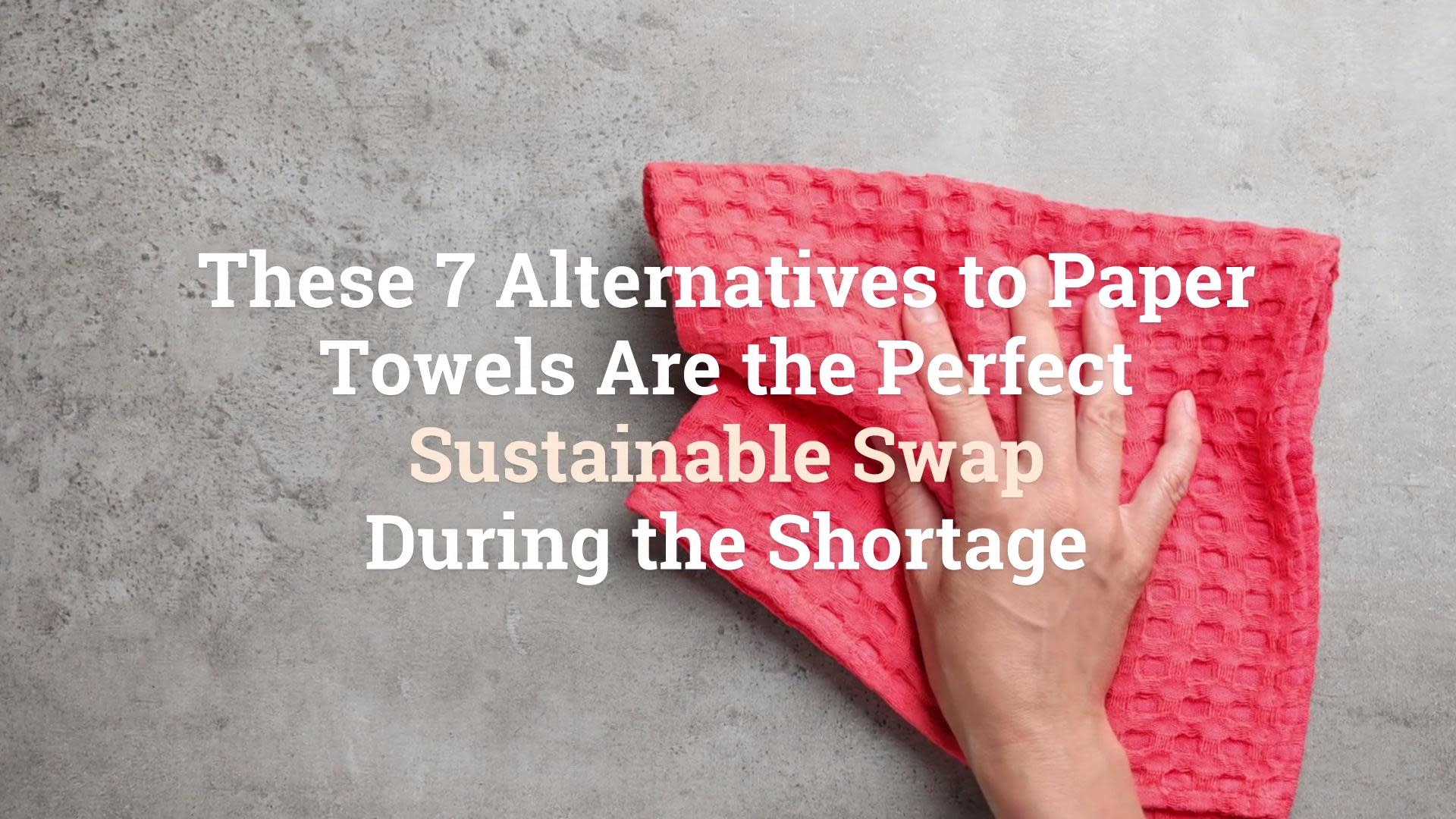7 Eco-friendly Paper Towel Alternatives for a Low Waste Swap — The Honest  Consumer