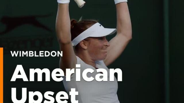 American Madison Brengle upsets No. 11 Petra Kvitova at Wimbledon
