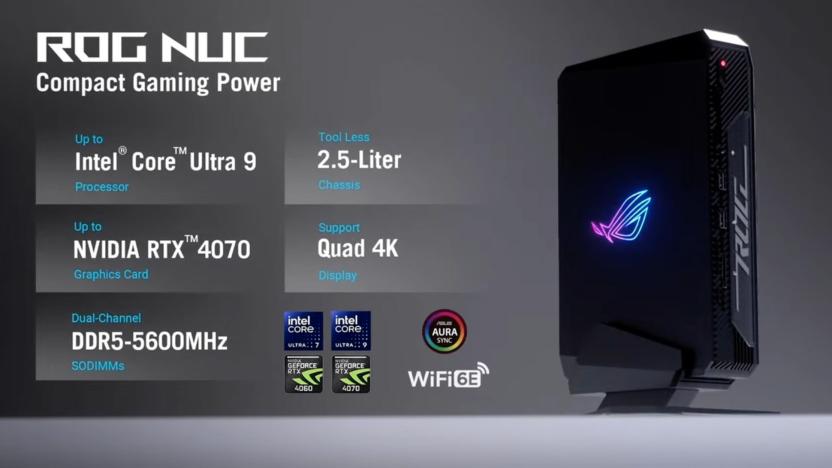 An image of the PC with specs.