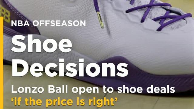 Lonzo Ball has his own sneaker, but he's still open to shoe deals 'if the price is right'