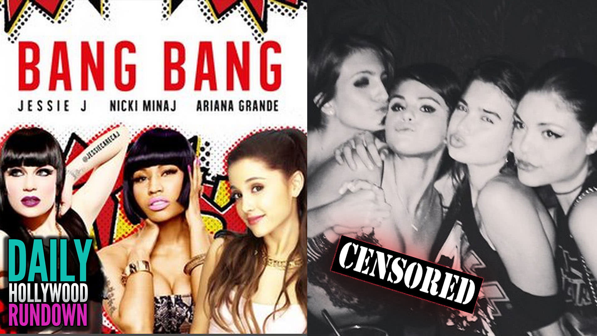 Bang bang jessie ariana. Jessie j Ariana grande Nicki Minaj Bang Bang. Ники Минаж NIP Slip.