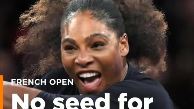 Serena Williams not seeded at French Open after return from maternity leave