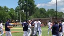 WATCH: Peoria Notre Dame baseball celebrates its regional championship victory over Canton