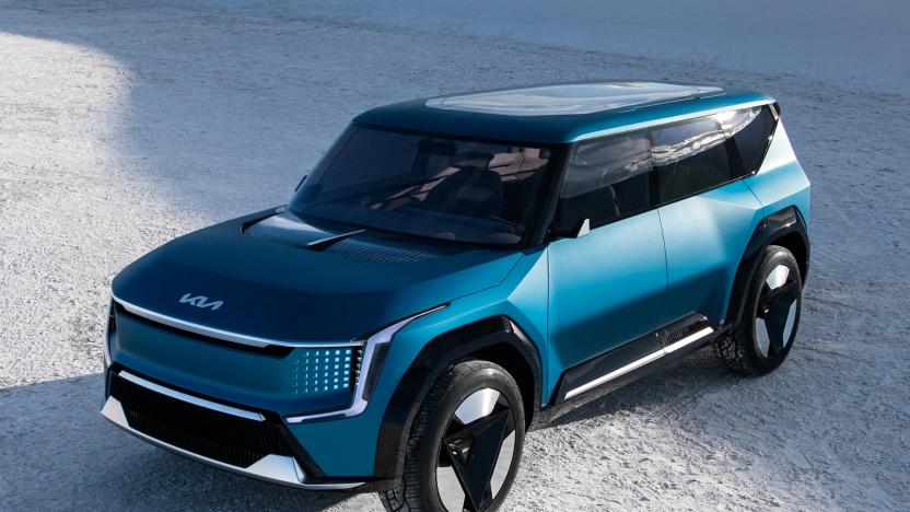 Kia's autonomous driving tech will be called 'Automode' and debut on the EV9