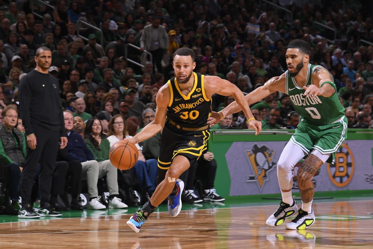 Steph explains his ‘good decision' to face Celtics after knee injury