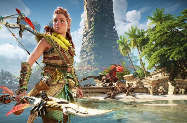 Aloy poses in 'Horizon Forbidden West'