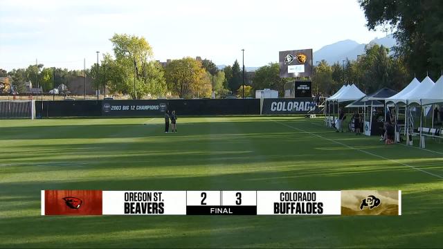 Colorado holds off Oregon State for first Pac-12 victory