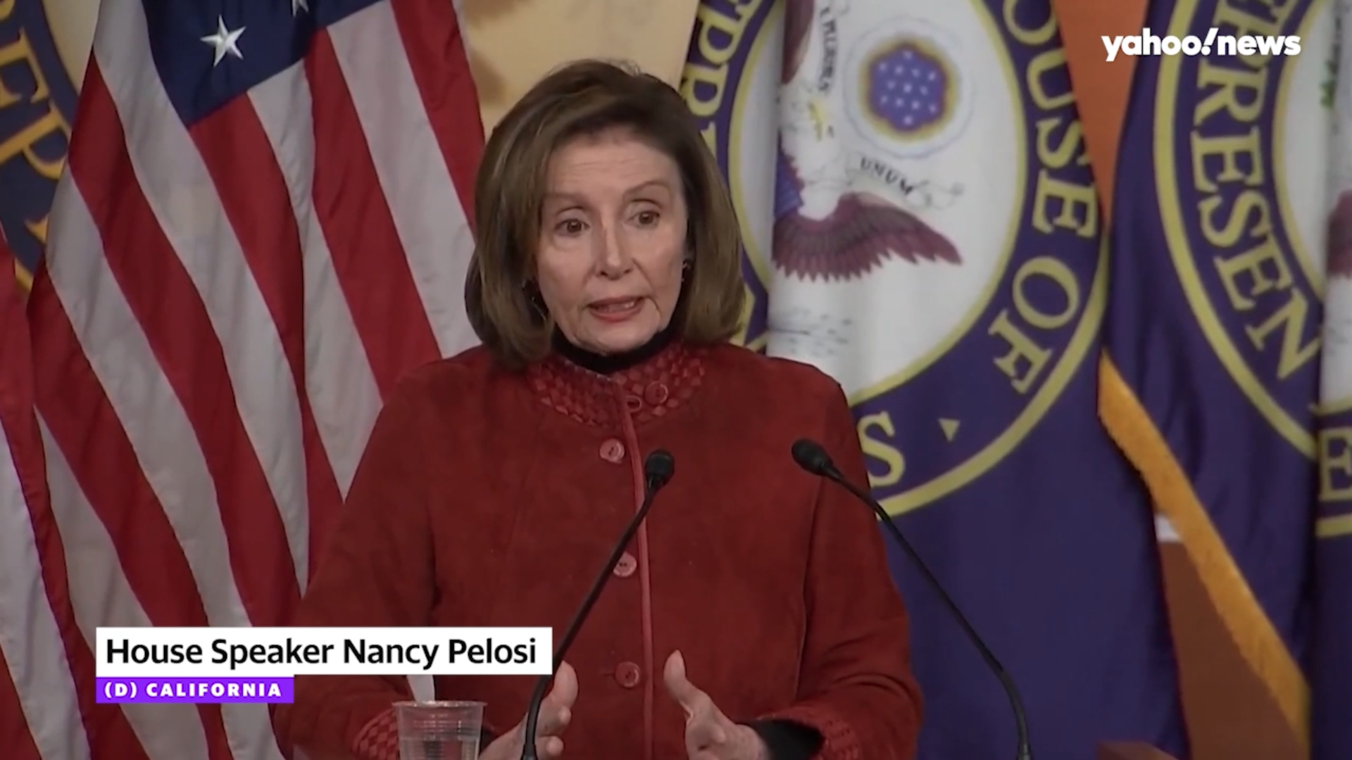 Pelosi refers to Trump in last press conference as speaker:  'What's-his-name