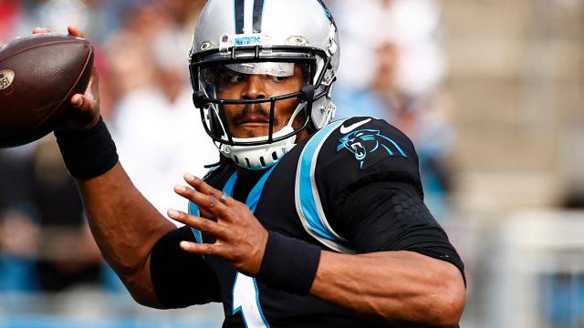 What is Cam Newton's rest of season ranking?