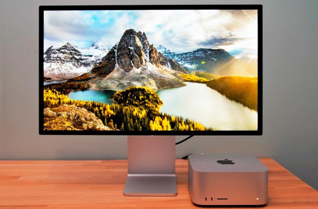 Apple Studio Display with Mac Studio