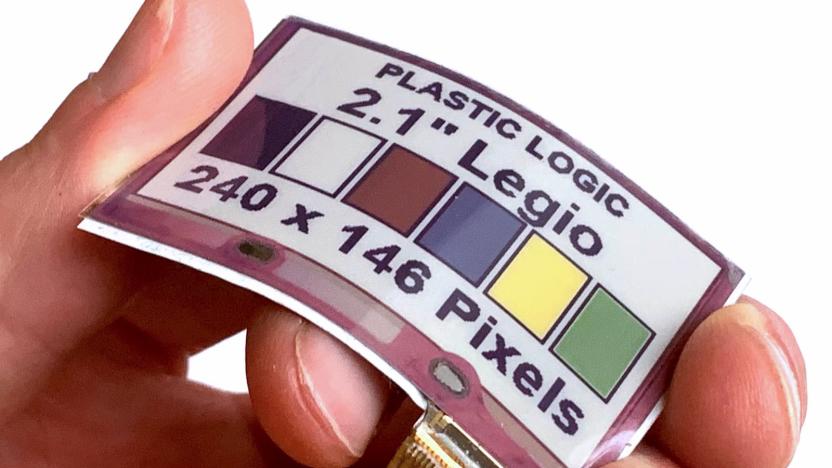 Legio flexible color epaper display