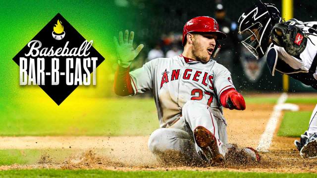 Is Mike Trout stealing bases a double-edge sword? | Baseball Bar-B-Cast