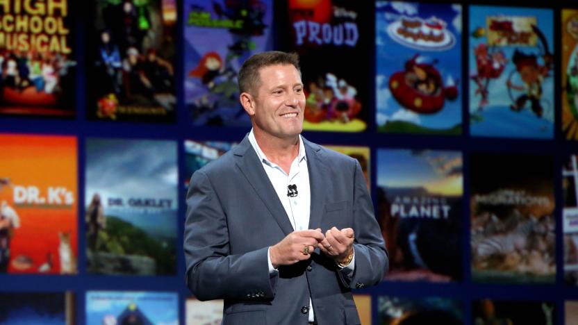 ANAHEIM, CALIFORNIA - AUGUST 23: Chairman of Direct-to-Consumer & International division of The Walt Disney Company Kevin Mayer took part today in the Disney+ Showcase at Disney’s D23 EXPO 2019 in Anaheim, Calif.  (Photo by Jesse Grant/Getty Images for Disney)