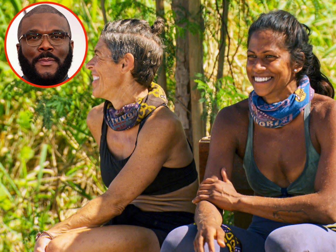 Tyler Perry says he suggested 'Survivor' make swimsuits 'look worn and tattered' but denies telling Jeff Probst to get rid of them altogether