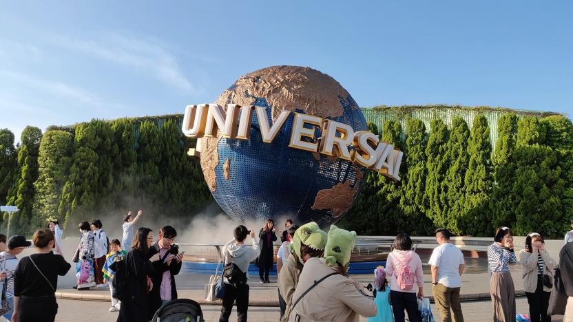 Universal Studios Japan in Osaka.