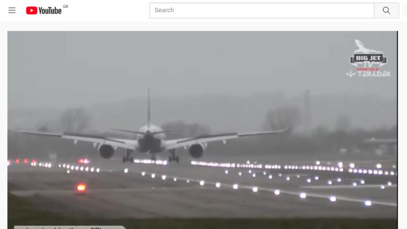 This livestream of planes landing in a storm has derailed our day

