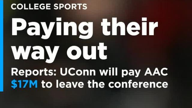 Reports: UConn has to pay $17 million to leave ACC for Big East
