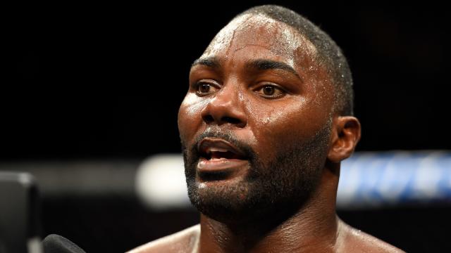Anthony 'Rumble' Johnson reacts to Yoel Romero pulling out of Bellator 258