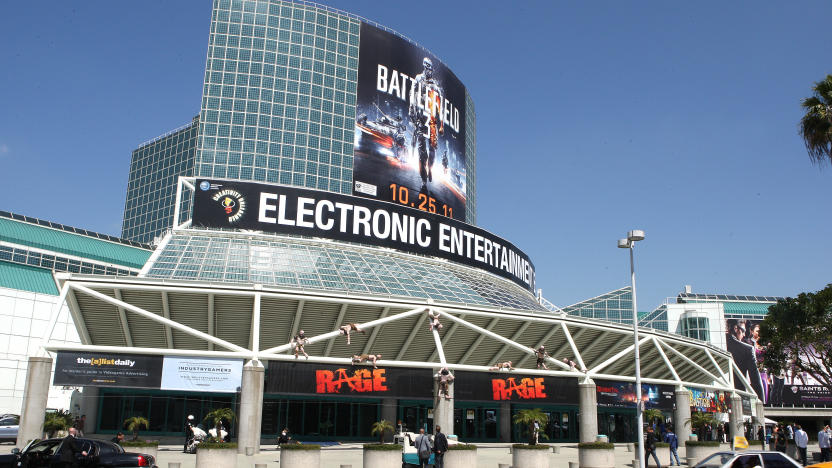 Atmosphere outside of the Los Angeles Convention Center before the T-Mobile G2x Arcade Diner at the Electronic Entertainment Expo (E3) convention on Tuesday, June 7, 2011 in Los Angeles. (Shea Walsh / AP Images for T-Mobile)