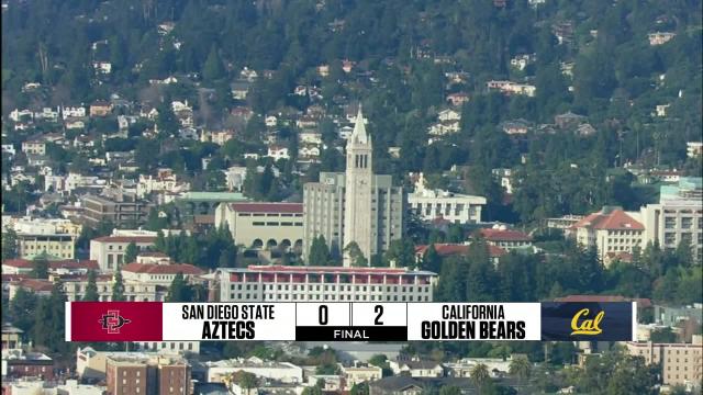 California wins Pac-12 opener, defeats San Diego State 2-0 in Berkeley