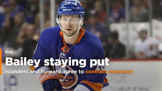 Islanders, Josh Bailey agree to 6-year, $30 million deal