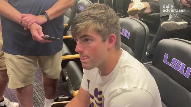 Watch LSU QB Garrett Nussmeier talk about his relationship with QB Jayden Daniels