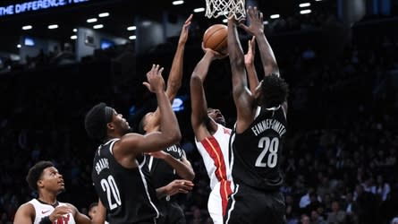 Nets snap three-game skid with 112-97 win over Heat