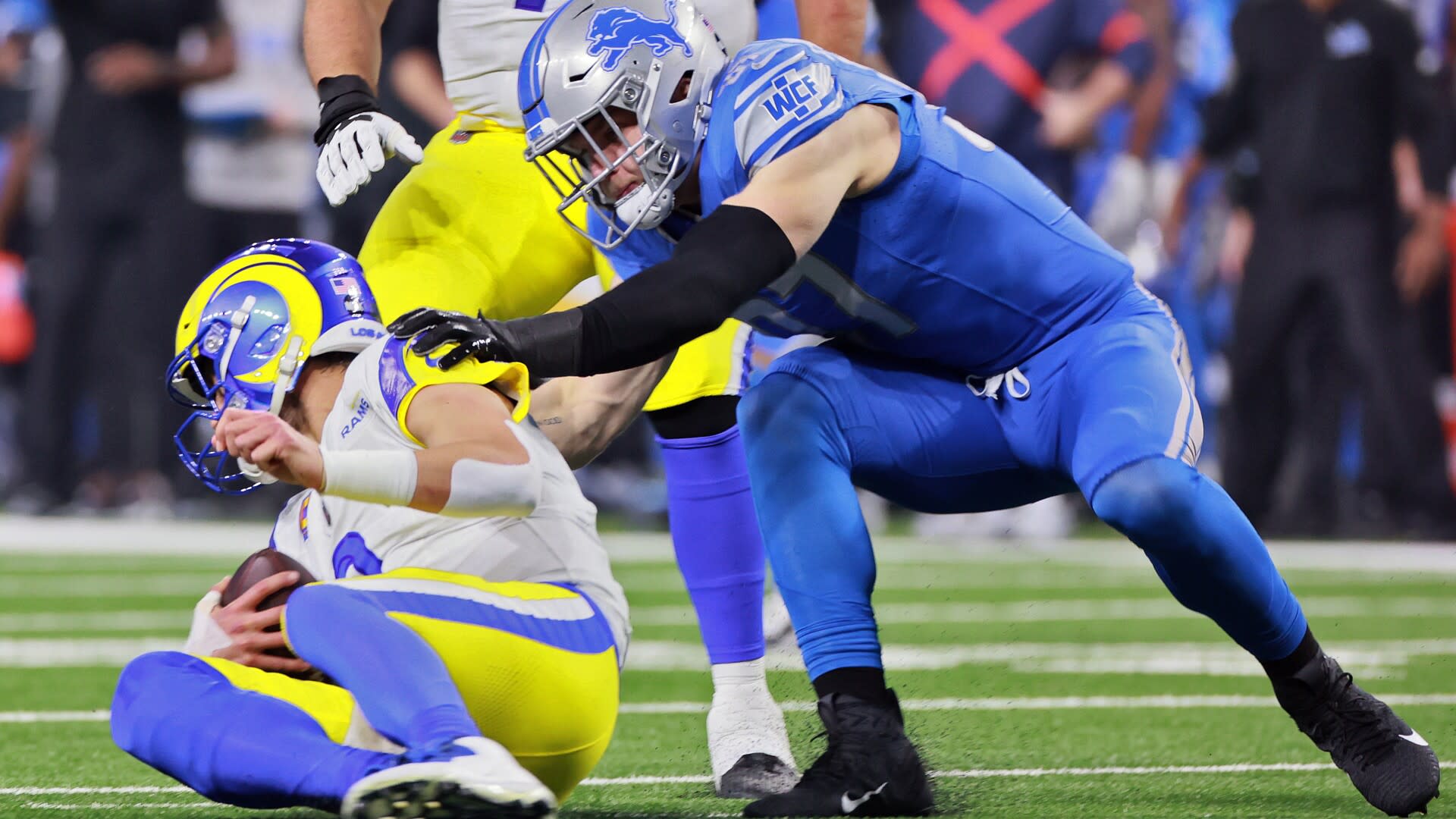 Even after the Lions' bye, Aidan Hutchinson leads the NFL in sacks