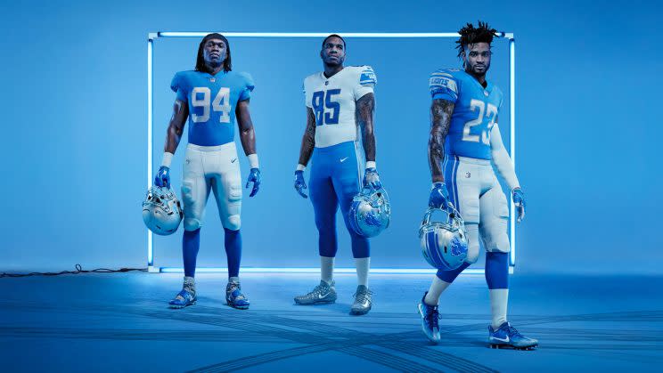 wcf detroit lions uniform