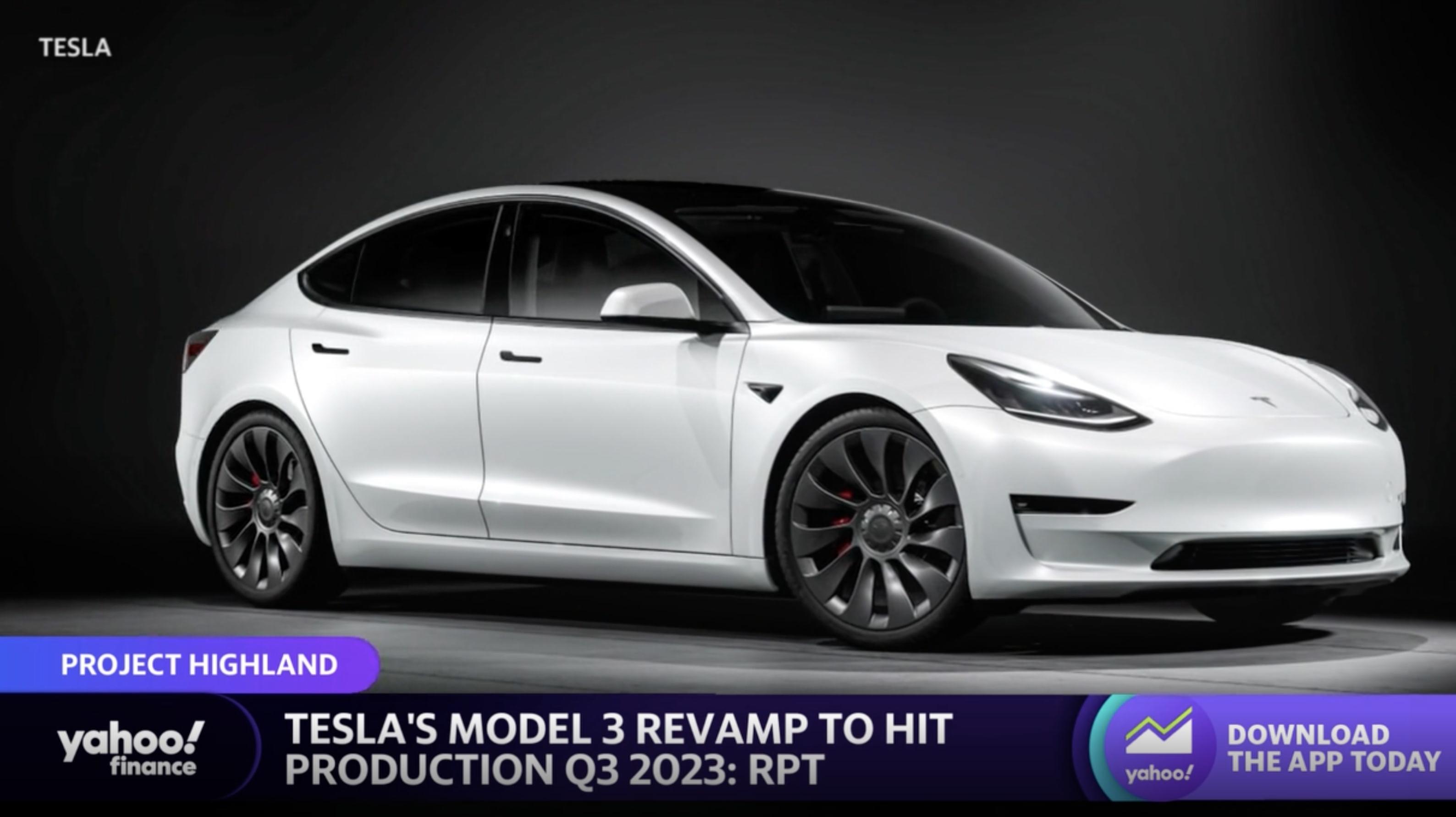 Tesla 'Highland' electric car in the works, report says