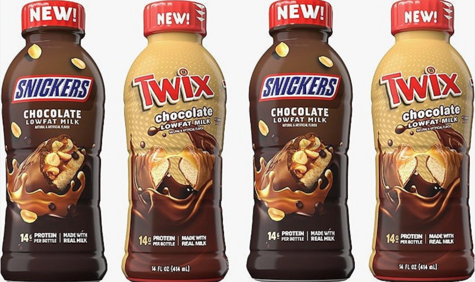 Snickers and Twix Chocolate Milk Are Here to Upgrade Your Coffee Game