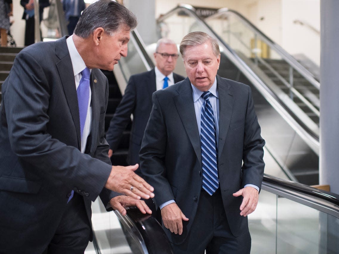 Sen. Lindsey Graham may have exposed multiple senators to COVID-19 on Joe Manchin's DC houseboat