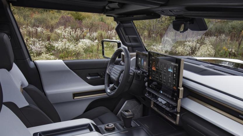 The GMC HUMMER EV's interior