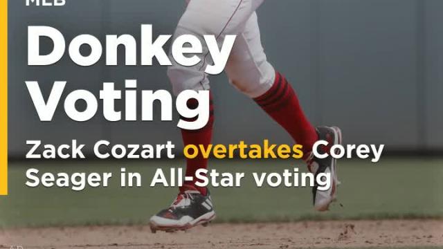 Zack Cozart overtakes Corey Seager in All-Star voting, could get a donkey