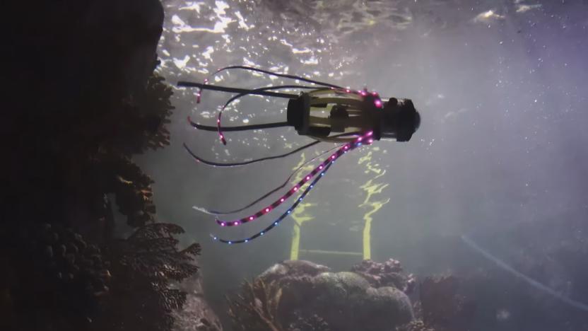 The University of California San Diego's robot squid