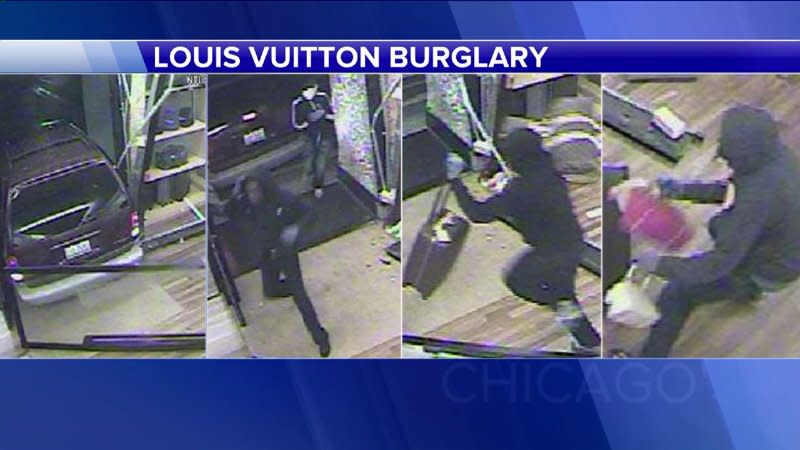 Thieves Target Louis Vuitton Store In Smash-And-Grab Robbery [Video]