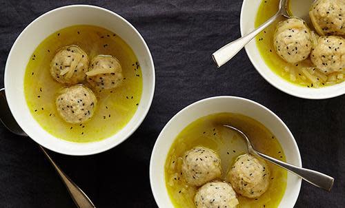 Matzo Ball Soup (Floaters or Sinkers!) + VIDEO