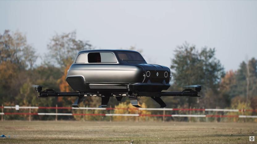 Renault's cult '4' reimagined as a real flying car