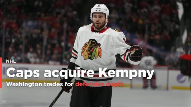 Capitals acquire D Michal Kempny in trade with Blackhawks