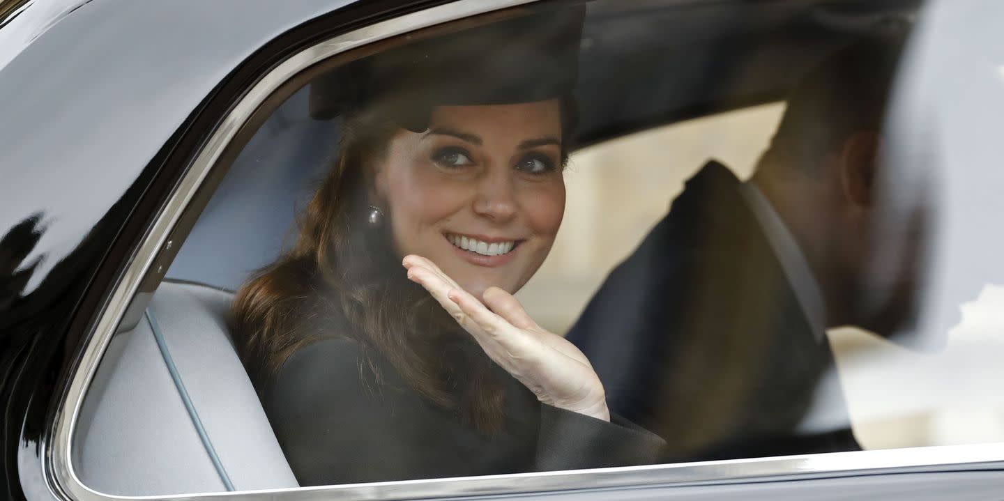 Kate Middleton Was Filmed Driving and Waving to Fans During Very Rare