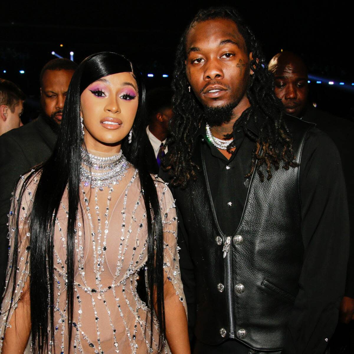 Cardi B Kisses Offset During Lavish Birthday Party One Month After Filing For Divorce 5354