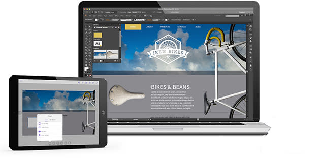 Use an iPad to start print, web and mobile layouts with Adobe Comp CC