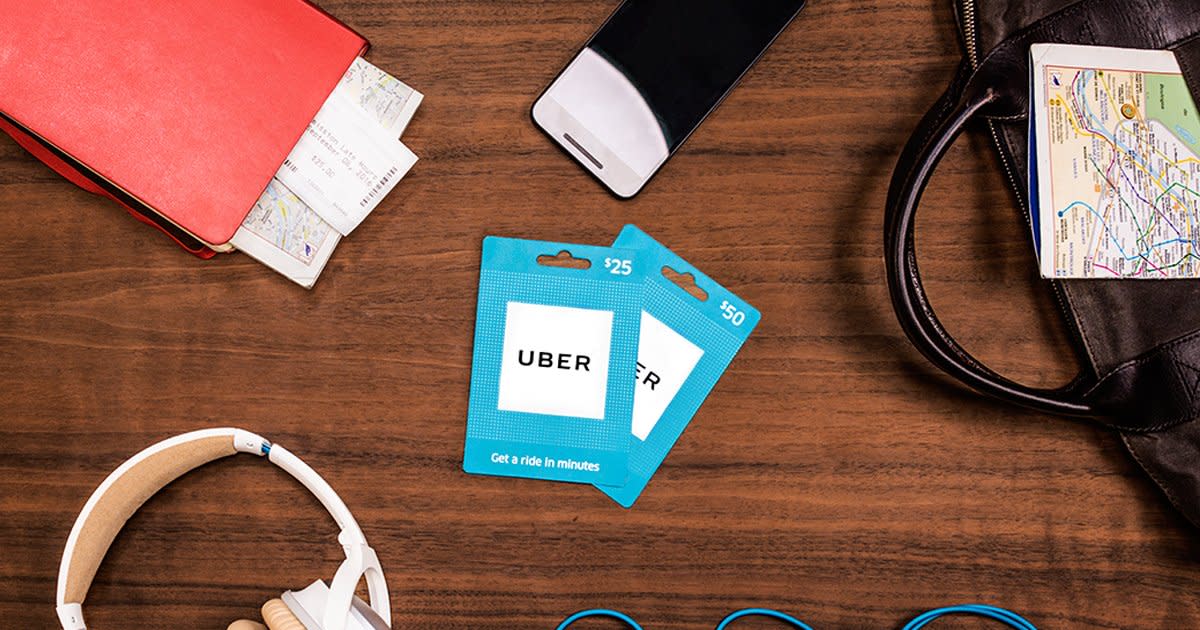 Uber Gift Cards Are Now a Thing You Can Buy