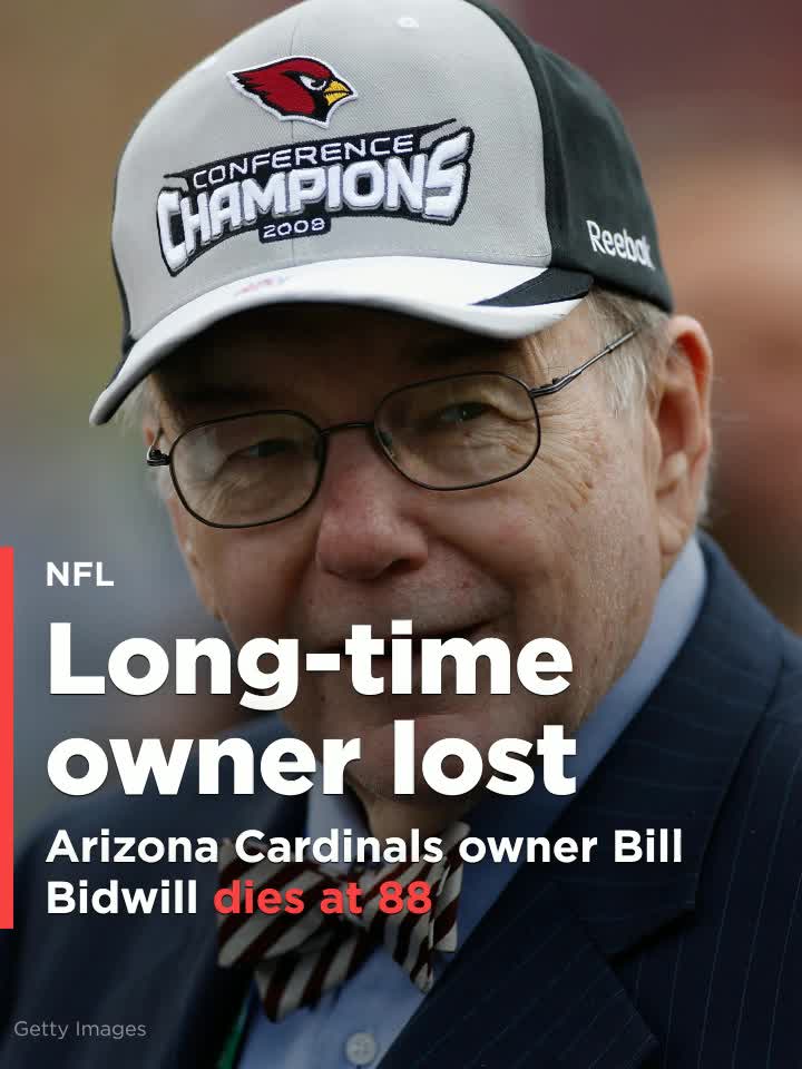 Arizona Cardinals owner Bill Bidwill dies at 88