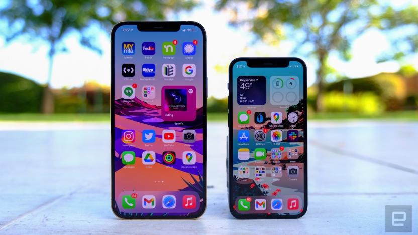 Apple iPhone 12 Pro Max and iPhone 12 mini