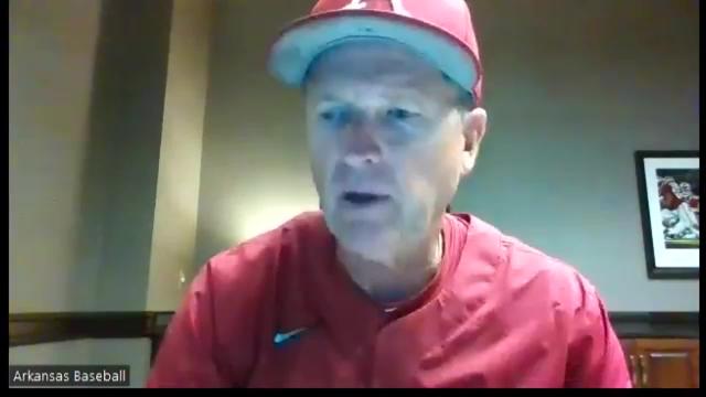 WATCH: Arkansas baseball coach Dave Van Horn on Razorbacks' Game 1 win at Alabama