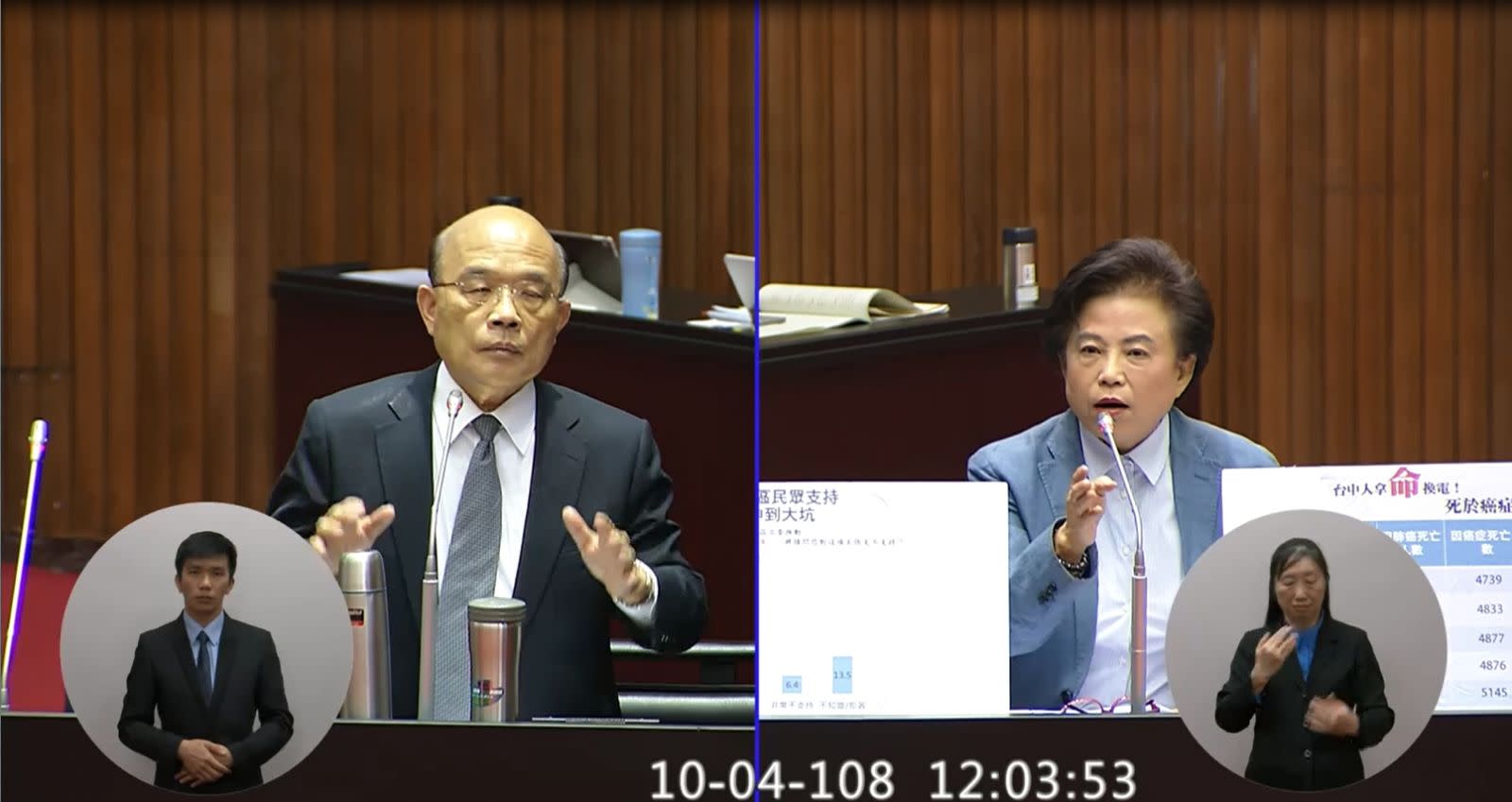 公布「台中人拒絕用肺發電」質詢影片 沈智慧：萬萬不要低估台中市民反空污不