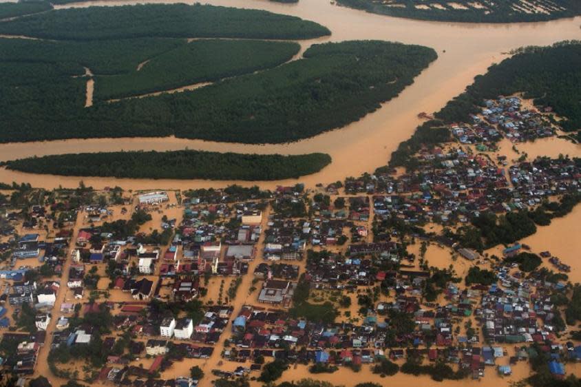 Kawasan banjir di kelantan