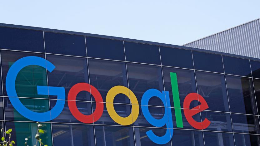 FILE - The Google logo is seen at the company's headquarters, July 19, 2016, in Mountain View, Calif. A federal appeals court directed a lower federal court on Wednesday, Jan. 10, 2024, to consider the merits of a challenge to Maryland’s first-in-the-nation digital advertising tax on First Amendment grounds, while agreeing that three other challenges should be dismissed. 