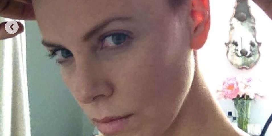 Charlize Theron Shares Throwback Of Shaving Her Head For Mad Max Fury Road 9924
